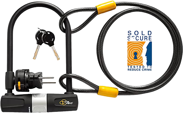 Bike U Lock with Cable